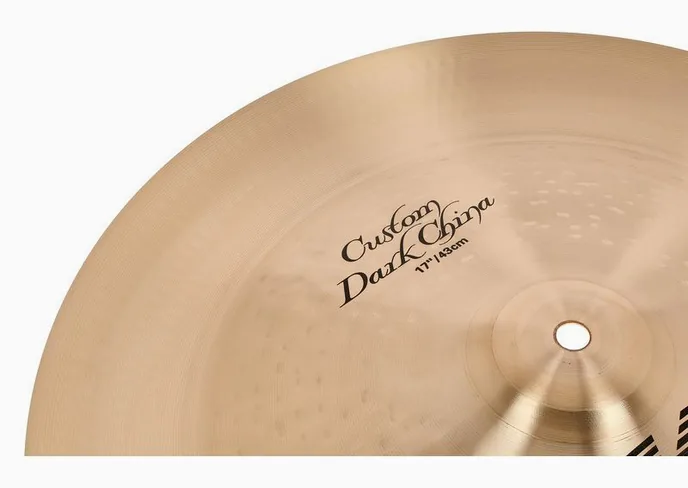 Zildjian 17" K-Custom Dark China, vue de profil, photo 4