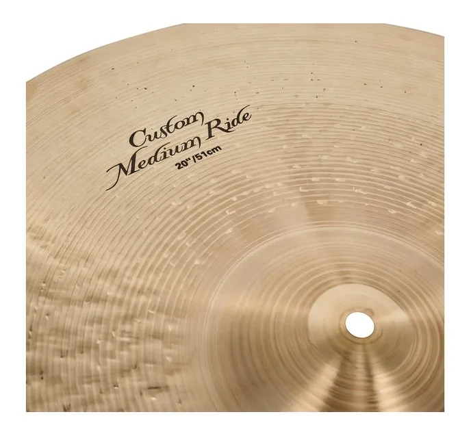 Zildjian 20" K-Custom Medium Ride, vue de trois quarts, photo 4