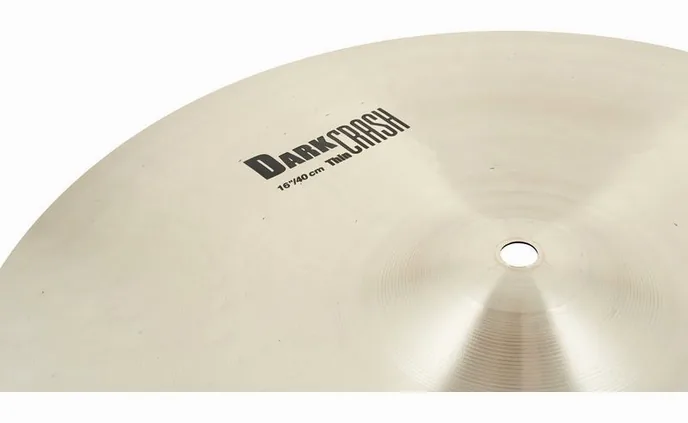 Zildjian 16" K-Series Dark Crash Thin, vue de dessus, photo 4