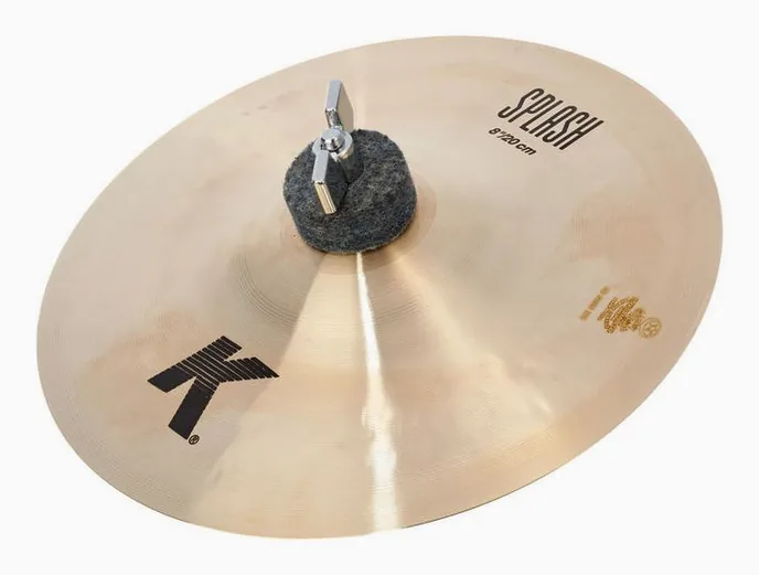 Zildjian 08" K-Series Splash, vue de près, de face