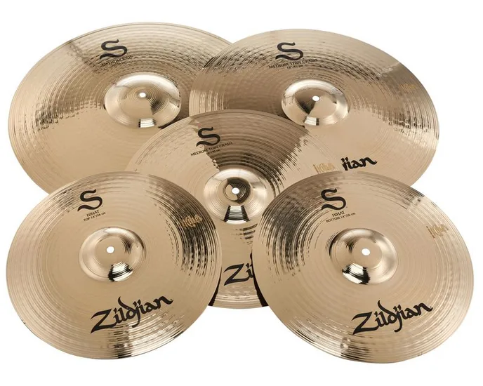 Zildjian S Series Performer Cymbal Set, sur fond neutre