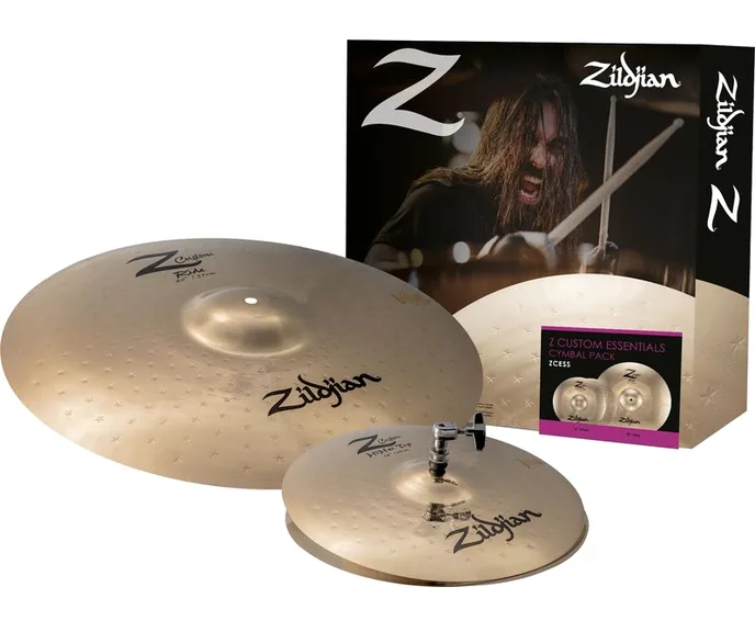 Zildjian Z Custom Essentials Cymbal Set, vue de face