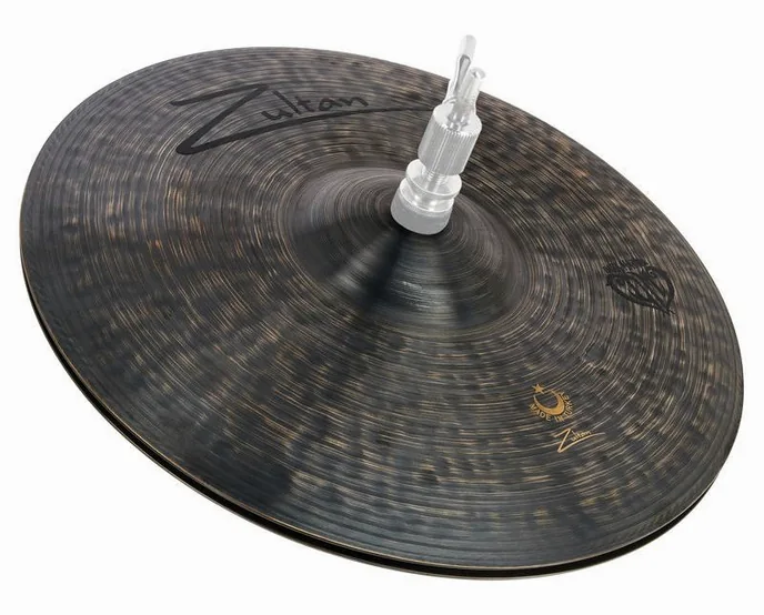 Zultan 12" Hi-Hat Medium Dark Matter, sur fond neutre