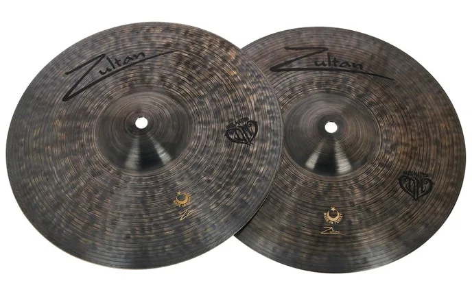 Zultan 12" Hi-Hat Medium Dark Matter, sur fond neutre, photo 2