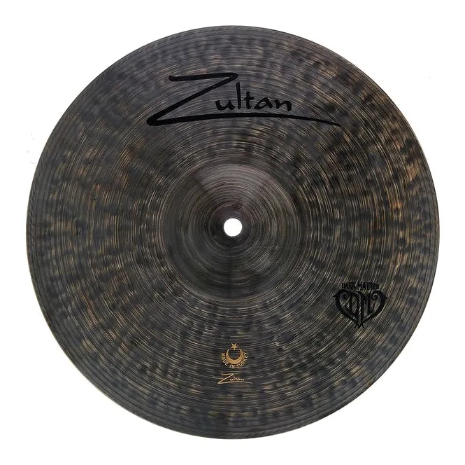 Zultan 12" Hi-Hat Medium Dark Matter, vue de dessus, photo 4