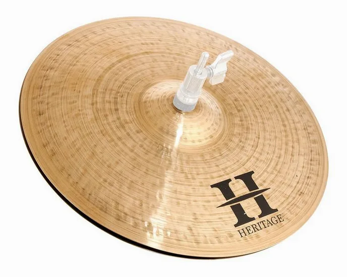 Zultan 13" Heritage Hi-Hat, de face sur fond neutre