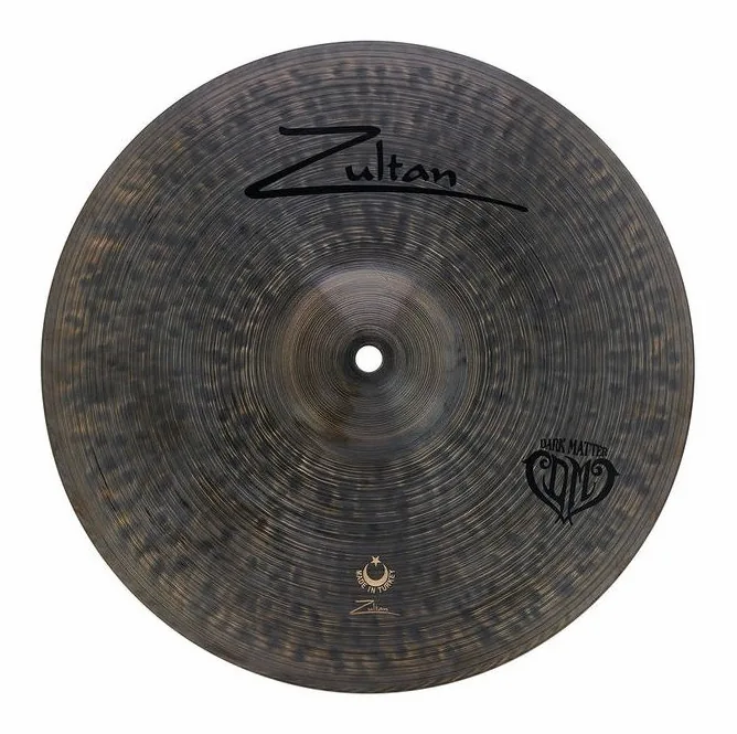 Zultan 13" Hi-Hat Medium Dark Matter, sur fond neutre, photo 4