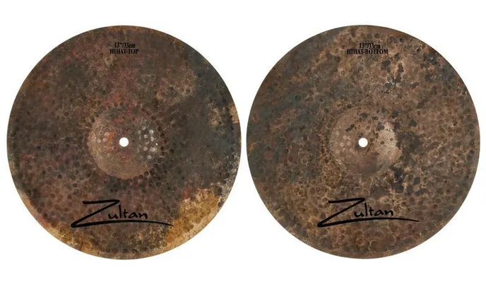 Zultan 13" Raw Hi-Hat, vue de près, photo 3