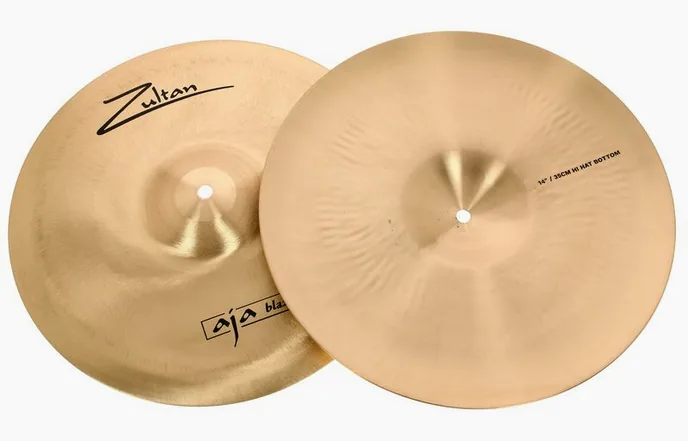 Zultan 14" Aja Blaze Hi-Hat, vue de face, photo 3