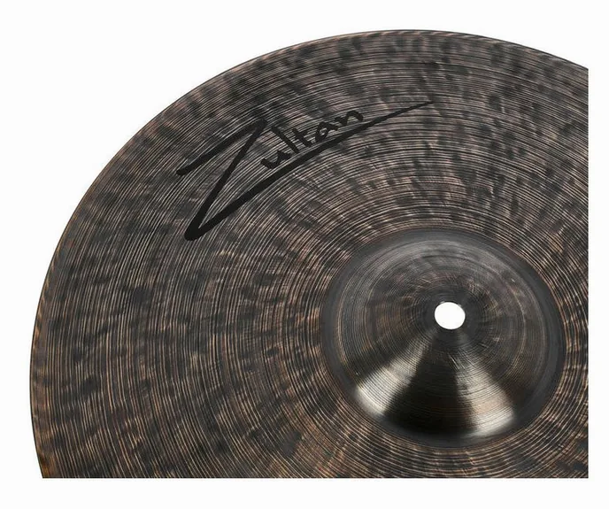 Zultan 14" Hi-Hat "dalge" Dark Matter, vue de près, photo 4