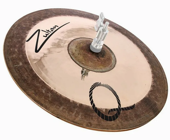 Zultan 14" Q Hi-Hat, vue de près, de face