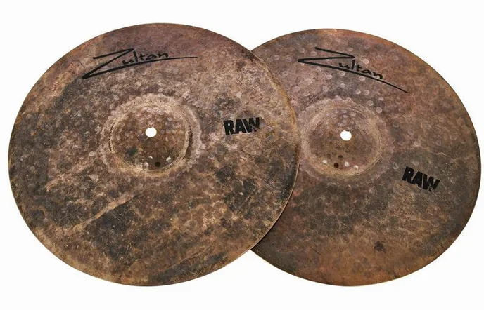 Zultan 14" Raw Hi-Hat, vue de dessus, photo 2
