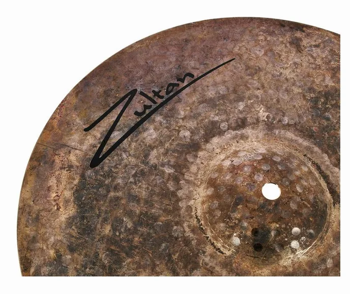 Zultan 14" Raw Hi-Hat, vue de dessus, photo 4
