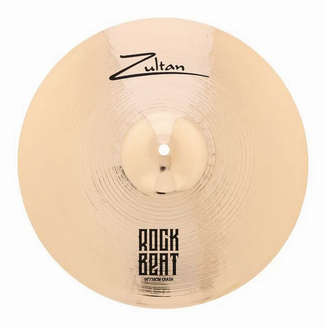 Zultan 14" Rock Beat Crash, vue de trois quarts, photo 2