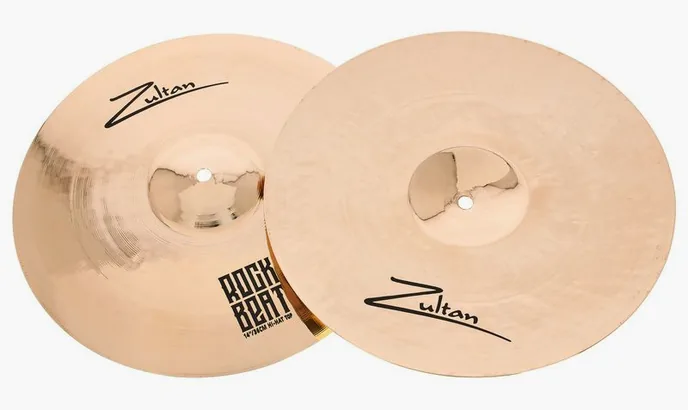 Zultan 14" Rock Beat Hi-Hat Medium, sur fond neutre, photo 3