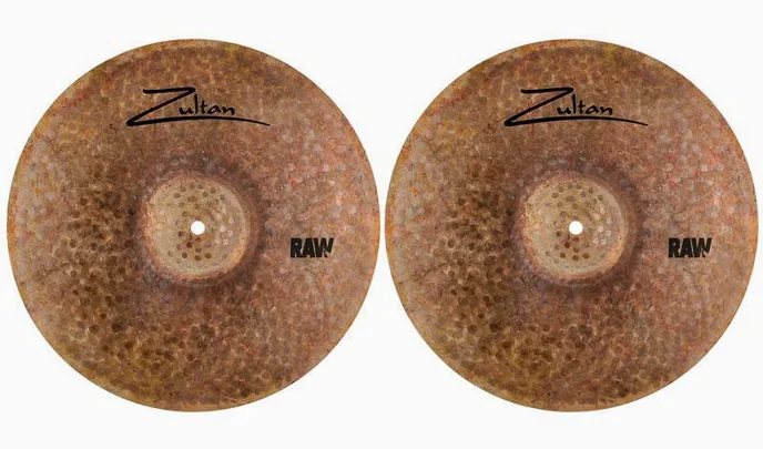 Zultan 15" Raw Jazz Hi-Hat, vue de dessus, photo 2