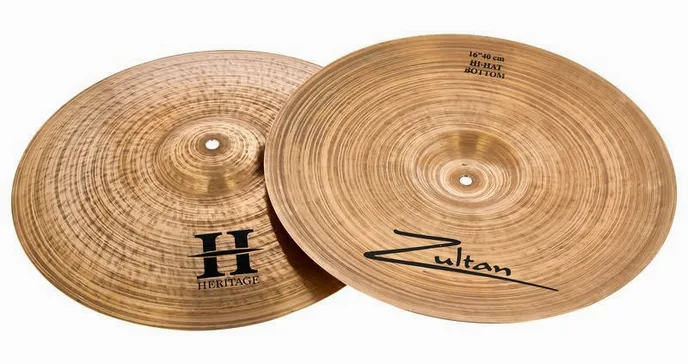 Zultan 16" Heritage Hi-Hat, vue de profil, photo 3