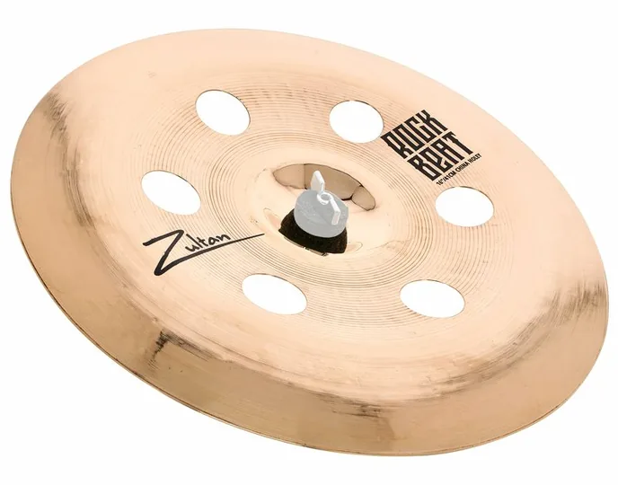 Zultan 16" Rock Beat China Holey, sur fond neutre