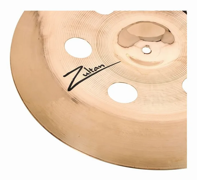 Zultan 16" Rock Beat China Holey, vue de près, photo 4