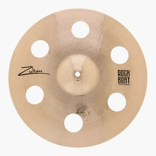 Zultan 16" Rock Beat Crash Holey, sur fond neutre, photo 2