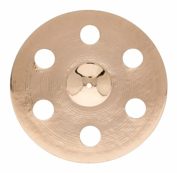 Zultan 16" Rock Beat Crash Holey, vue de profil, photo 3
