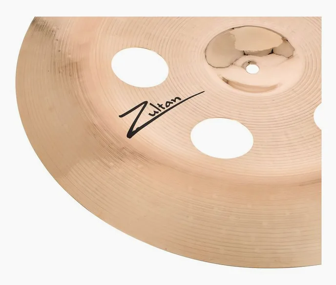 Zultan 18" Rock Beat China Holey, vue de près, photo 4