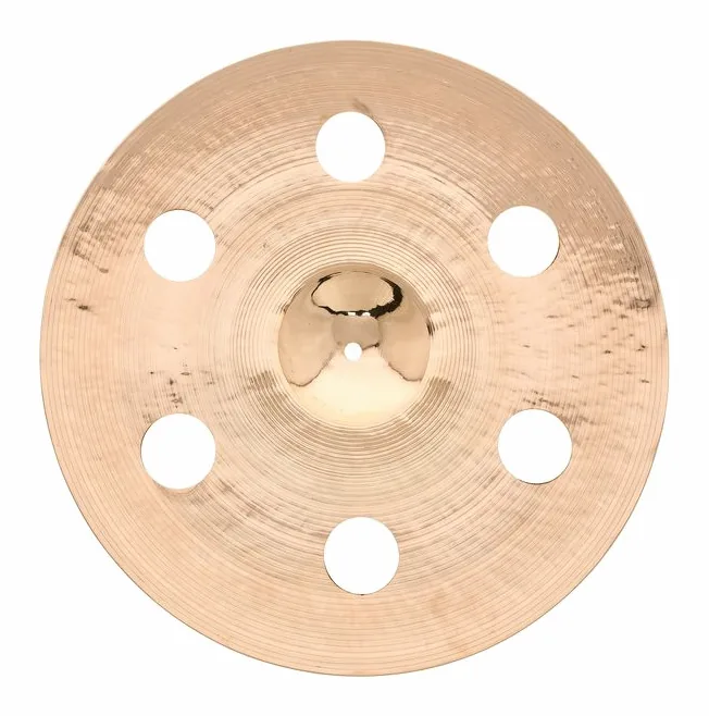 Zultan 18" Rock Beat Crash Holey, vue de profil, photo 3