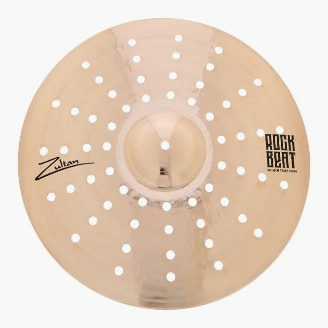 Zultan 18" Rock Beat Trash Crash, vue de profil, photo 2