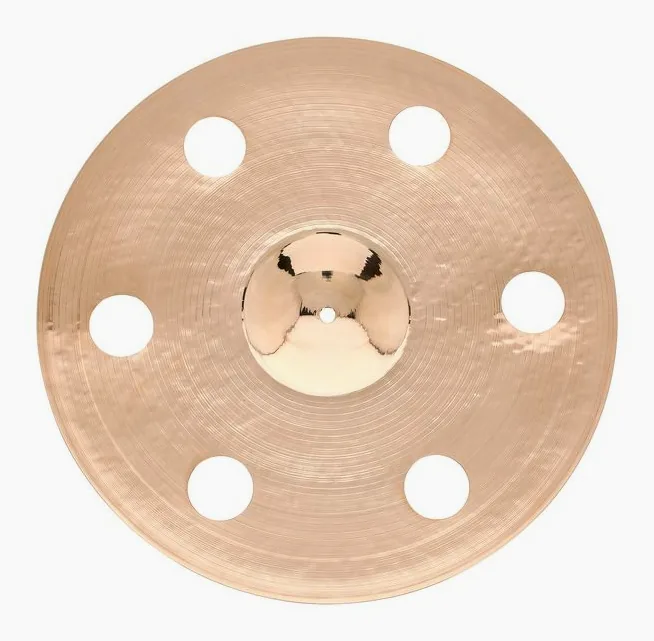 Zultan 19" Rock Beat Crash Holey, vue de profil, photo 3