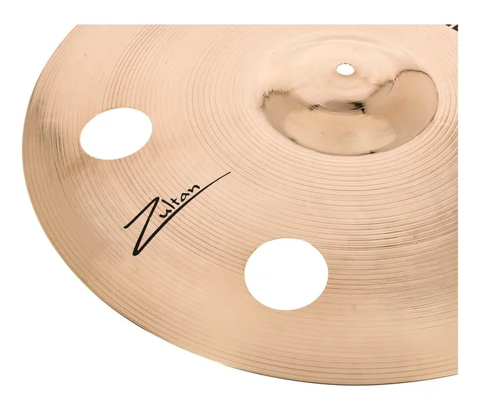 Zultan 19" Rock Beat Crash Holey, sur fond neutre, photo 4