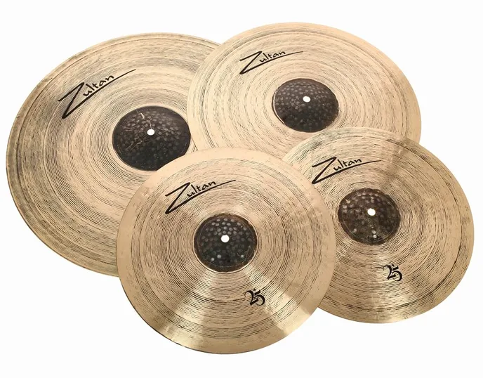 Zultan 25 Anniversary Cymbal Set 2, vue de près, de face