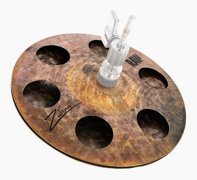 Zultan 8" Raw Mini Hi-Hat, vue de face