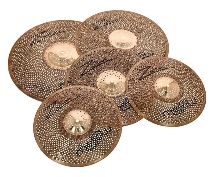 Zultan Mellow Professional Cymbal Set, sur fond neutre